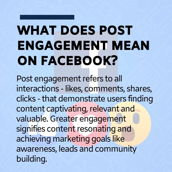 What is Post Engagement on Facebook