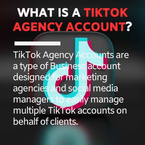 What is a TikTok Agency Account?